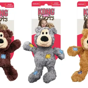 KONG Wild Knots Bär Small/Medium 7 x 6 Centimter Hundespielzeug Neue Ware